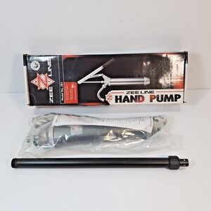 ZEELINE 381 by Milton® Hand Operated Lever Drum Pump All Steel Body  Silver New